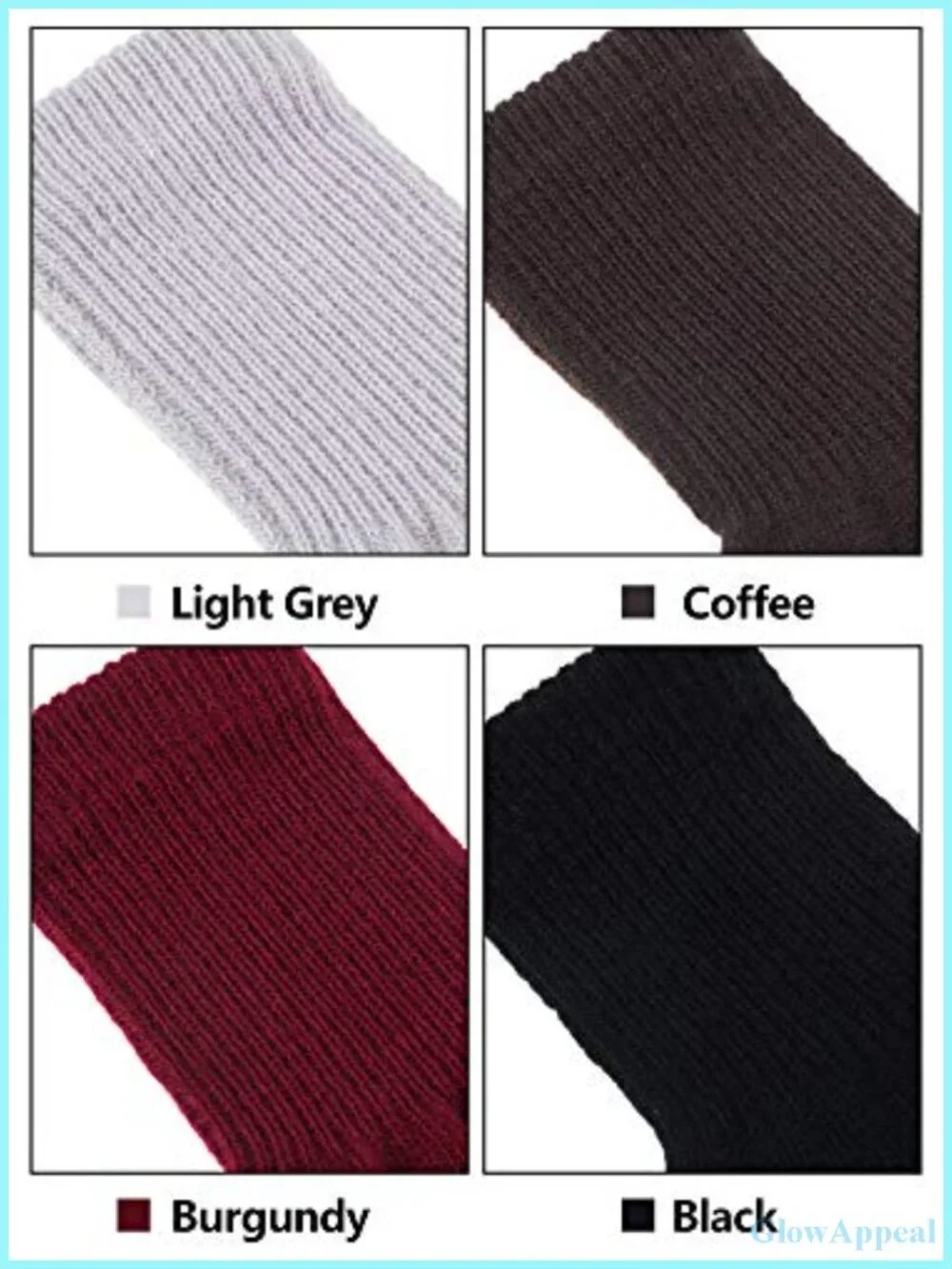Fingerless Winter Gloves 4/6/9 Pairs Knit Typing Half Finger Long Cuff Warm